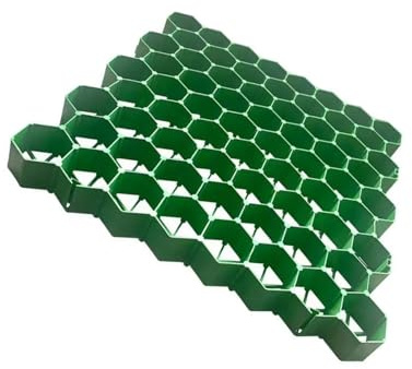 Rejilla de Grava for Suelo, Bases de losas de plástico for pavimento y Rejillas for entradas de vehículos, for pasarelas Pendientes conducción Jardines paisajismo(4cm-12 Pieces)