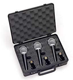 Samson - R21 3 Pack - Pack 3 Microphones dynamiques cardioïdes - en étui