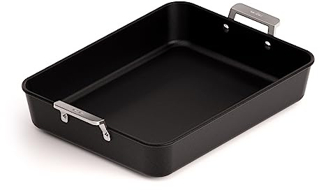 Valira Aire - Rustidera premium de 35x27 cm hecha en España, aluminio fundido con antiadherente reforzado, apta para inducción