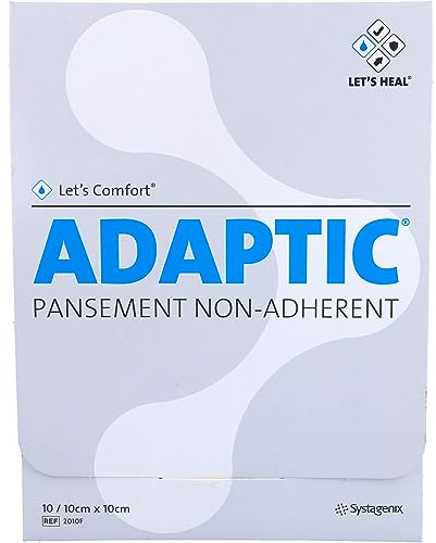 ADAPTIC 10x10 cm feuchte Wundauflage 2010F 10 St