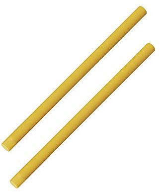 Comfy Schwimmnudel Poolnudel Ø 6,7 cm, 160 cm lang (Gelb, 2 Poolnudeln)