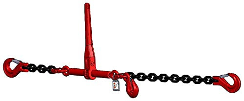 Cadena de Amarre con Sello en H, Clase 8, 1 Pieza, 8 mm, 2,0 m, Color Negro