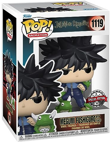 Funko Pop! & Buddy: JJK - Megumi Fushiguro mit Toads - Jujutsu Kaisen - Vinyl-Sammelfigur - Geschenkidee - Offizielle Handelswaren - Spielzeug Für Kinder und Erwachsene - Anime Fans