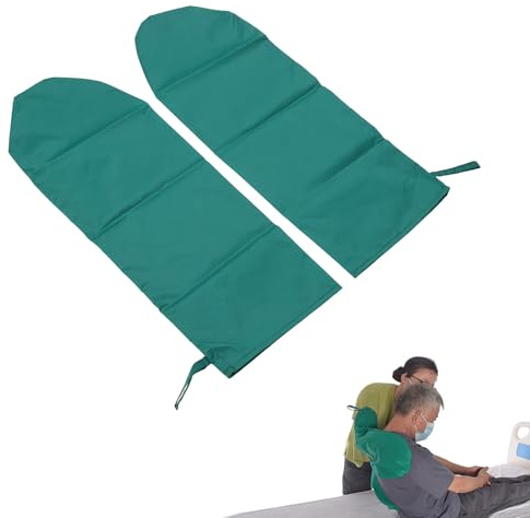 Agatige Patient Slide Sheet Gloves, Transfer Slide Sheet Hand Cover Reusable Anti Slip Bedridden Patient Aid Assit Leverage Turn over Patient Turning Device for Patient Turning Repositioning