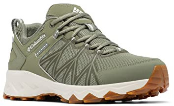Columbia Peakfreak II Outdry WP wasserdichte Wanderschuhe für Herren, Grün (Cypress x Light Sand), 43 EU