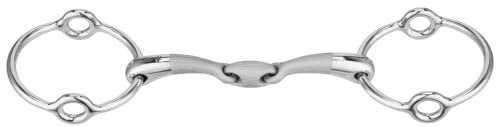 Sprenger SATINOX Aufziehtrense 14 mm doppelt gebrochen - Edelstahl rostfrei, 115 mm Weite