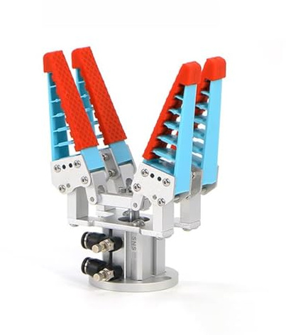 Toplionace Roboter mit Flexibler Mechanischer Klaue, Bionischer Flexibler Mechanischer Finger Frucht Sortiergreifer Greifer Adaptive Pneumatische Elektrische Steuerung (D)