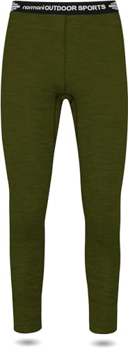 normani Merino Unterhose Thermohose für Damen Funktionshose 100% Merinowolle leichte Hose, atmungsaktiv, antibakteriell, feuchtigkeitsregulierend - Ideale Winterhose