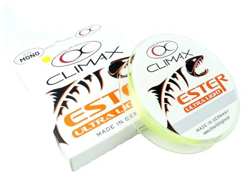 Climax Ester U-Light Mono 150m 0,18mm Hi Vis Yellow Monofile Angelschnur