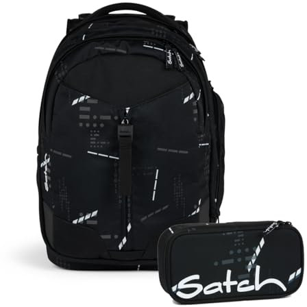 Satch Match Schulrucksack Set 2tlg. (Ninja Matrix)