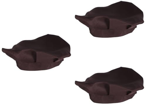 Alipis 3 Pz Berretto da Cuoco per Bambini Facendo faccende Cappello Chef broun Cappello da Cuoco Rosso Cappello da Gioco di Ruolo da Chef Cappello da Forno Forniture per la Cottura Brown