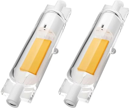 GDYOD R7S LED 78mm Dimmbar, 20W Ersatz für Halogenstab 78mm 200W, R7S Stab Naturweiß 4500K 2000LM, Kein Flackern, 360°Abstrahlwinke, 2er Pack