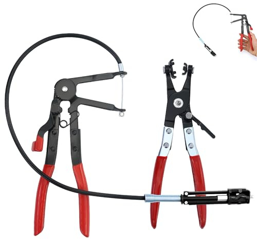 2 Pièces Pince et Collier de Serrage, Durite Autoserrante et Flexible Auto pour Réparation de Voiture