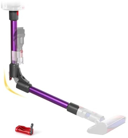 HXMHXMAA Faltbarer Verlängerungsschlauch-Bürstenkopf, Dyson-kompatibel, V7 V8 V10 V11 V15 Akku-Staubsauger-Zubehör for Einfachen Austausch