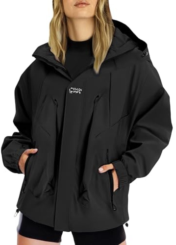 Chubasquero para mujer, 4XL, chaqueta de entretiempo para mujer, tallas grandes, chaqueta térmica para bicicleta, cortavientos, con cremallera, chaqueta clásica, chaqueta de entrenamiento, chaqueta de