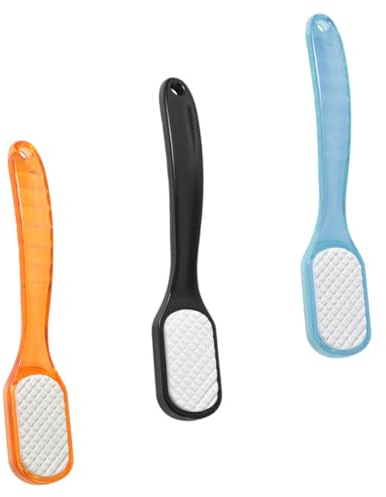 WRITWAA Keramische Fußfeile 3 Stück Handlicher Hornhautentferner Fußhautfeile Ergonomisch Sicher Für Fußpflege Zuhause Und Unterwegs