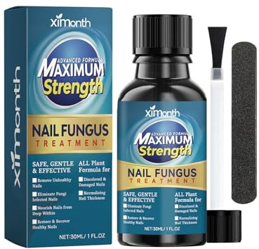 Fungal Nail Treatment for Toenails & Fingernails Extra Strong, Nail Fungus Treatment for Toenail, Repair Damaged, Broken Nails. Anti-Fungal Nail Renewal Solution to Restore Healthy Nails, 30ml
