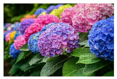 Puzzle 1500 Teile Blume, Anlage Puzzle 1500 Teile Erwachsene, Puzzel für Die Ganze Familie, Klassische Puzzles Geschicklichkeitsspiel, Holzpuzzle für Geschenke für Frauen Männer, Deko Wohnzimmer -2367