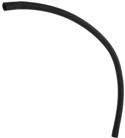 Tofficu Heavy Duty Black Rubber Washing Machine Drain Hose 35cm with Tight and Secure Fit for Emergency Drainage and Laundry Sink Connection