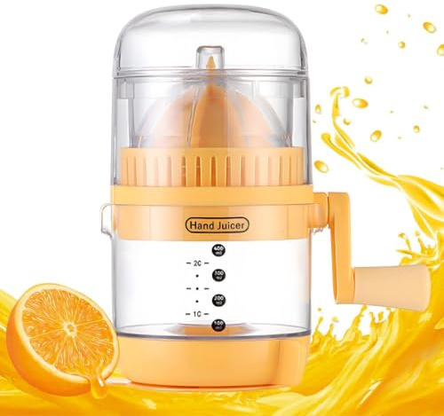 BommFu Hand Juicepress | Limepress Juicer med Måttkopp | Press Med Hällsnabel för Mat För Barn Drycker Grapefrukt Granatäpple | Perfekt För Bartender Hemma Resa Frukttryckare