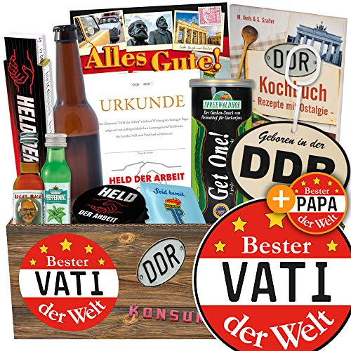 DDR Geschenke für Vatis/Männer Geschenkset Ost/Geburtstagsgeschenke lustig