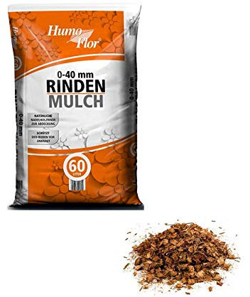 Rindenmulch 60 Liter 0-40 mm v. HumoFlor