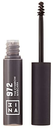3INA MAKEUP - The Eyebrow Mascara 972 - Grigio - Mascara per Sopracciglia Lunga Durata - Formula in Gel - Non Appiccica - Vegan - Cruelty Free