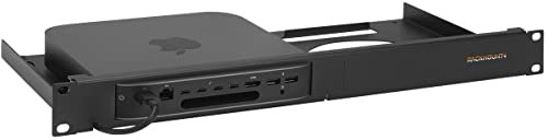 Rackmount.IT RM-AP-T1 Rackmount Kit für Apple Mac mini schwarz