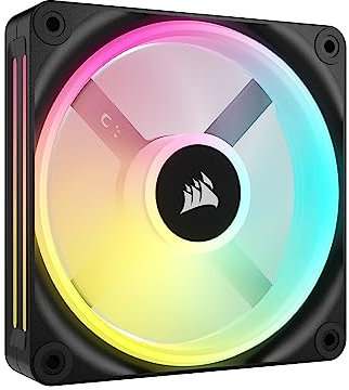 Corsair iCUE LINK QX120 RGB 120mm Magnetic Dome RGB Single Fan - Black