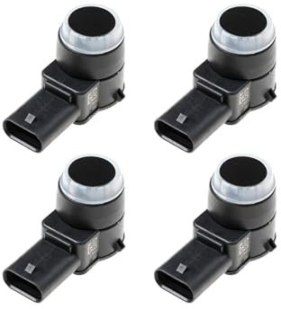 NEGRO 4PCS Parkplatz Sensor Fit for Mercedes W169 W245 W204 W212 W221 C207 A207 Parktronic Sensoren 2125420118 A2125420118 0263003617 Parksensoren für Autos(Black)