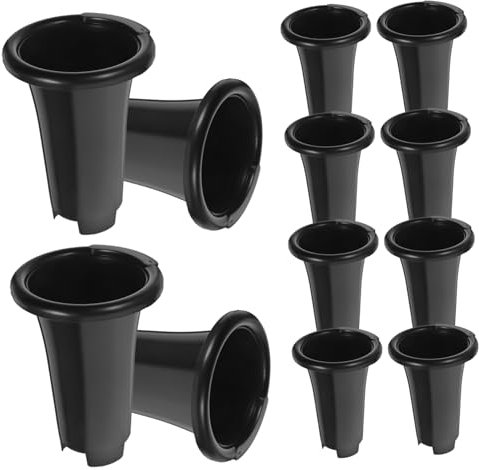 VINTORKY 12pièces Pots à Orchidées Plastique avec Drainage Grands Pots pour Orchidées Intérieur Respirants