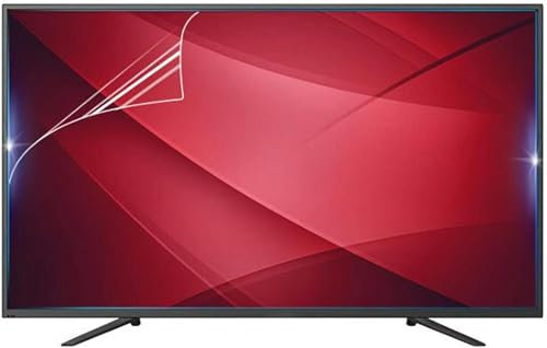 XDRGOOIUY TV Screen Protector for 50-75 Inches Monitor Blocking UV & Blue Light Filter Film Anti Scratch Anti Glare Protector Film for LCD, LED, OLED & QLED 4K HDTV Displays