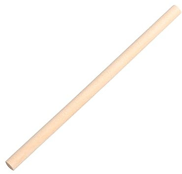 DOITOOL 200 Stück Runde Holzdübelstangen 10 x 0,5cm Aus Holz Selbstgemacht Bastelzubehör Für Bastler Modellbau Holzarbeiten Und Spielzeugherstellung