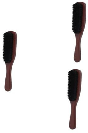 Healeved 3stücke Haarbürste Für Mit Holzgriff Bartbürste Wildschweinborsten Für Dickes Und Lockiges Haar Für Müheloses Entwirren Und Sanfte Pflege Geeignet Für Haartypen