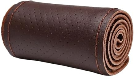 WHDsunQQ Auto Lenkradbezug Auto-Lenkradabdeckung LKW Bus LKW Geflecht DIY 40 cm 42 cm 45 cm 47 cm 50 cm Lenkradschutzhülle