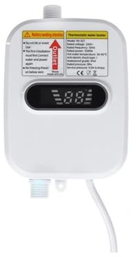 MEIVIYA 3500W Électrique Chauffe-Eau Instantané sans Merci Robinet De Salle De Bain Chauffage du Robinet 3 Secondes Chauffage Instantané