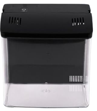 Sghtil Acquario per Pesce Betta - Acquario Nano con Filtrazione Integrata - Forniture per Animali Domestici per Ufficio Gamberi Tartarughe Acquatiche Meduses | Habitat per Tartarughe Rane