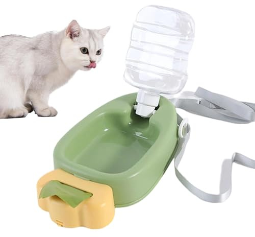 Botella De Agua para Perros Vaso Bebedero con Forma de Zanahoria 450 ml con | Dispensador de Agua Viajero Mascotas Cachorros, Gatos, Verano, Aire Libre, Paseos, Senderismo, Camping