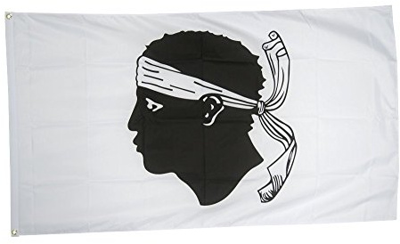 Flaggenfritze Fahne/Flagge Frankreich Korsika + gratis Sticker