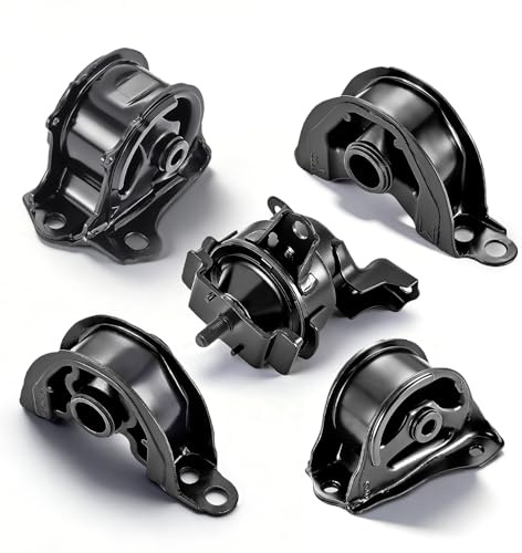 ENA Engine Motor Transmission Mount Set of 5 Compatible with Honda 1996 1997 1998 1999 2000 Civic 1.6L Front Rear Replacement for A6520 A6502 A6556 A6506 A6526