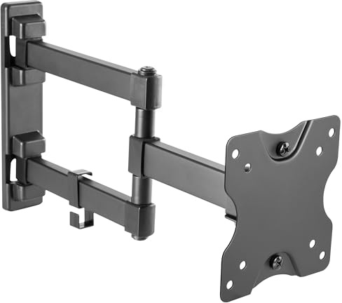 RICOO S3911 PC Monitor Halterung TV Wandhalterung Fernseher 13-34 Zoll Fernsehhalterung Wand Schwenkbar VESA 75x75 100x100 Bildschirmhalterung Monitorhalterung Monitor Arm Curved Bildschirm Halter