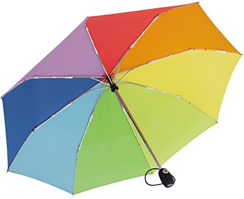 iX-brella Leichter Solider Taschenschirm mit Auf-Zu-Automatik - mid Class