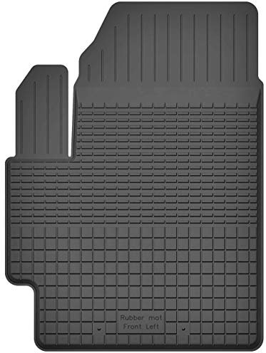 1 Stück Gummimatte Fußmatte Fahrer kompatibel mit Citroen C3 Picasso (Bj. 2008-2016) ideal angepasst