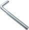 AERZETIX - C47896 - Satz von 20 Schraubhaken hakenschraube metalle mit metrischem gewinde M5x50mm - winkelhaken - haken in form von L - schraubhaken zum aufhängen