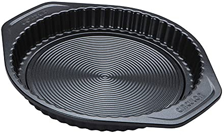 Circulon Ultimum Round 8 Inch Cake Tins for Baking - Non Stick Cake Tin 20cm, Freezer & Dishwasher Safe Carbon Steel Bakeware, Black