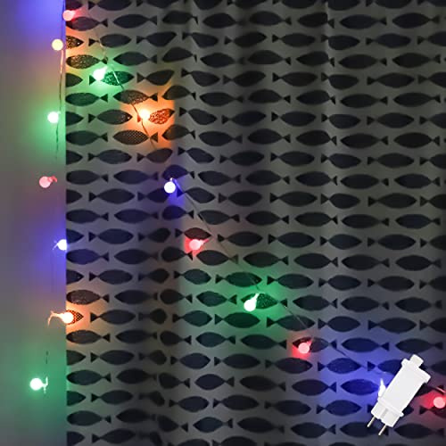 myCozyLite Multicolor LED Globe Lichterketten 100er Glühbirnen 10m Lichterkette mit Stecker für Hochzeitsfeier, Urlaub, Innen, Außen, Weihnachten, Festival, Balkon, Anschließbar, 8 Modi, Timer