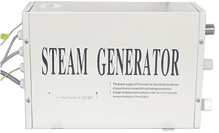 VCHICS Tragbarer Saunagenerator FüR Sauna, 3KW Dampferzeur Sauna Dampfbadmaschine for Heimsauna SPA Dampfdusche mit Controller Schnelles Und GleichmäßIges Erhitzen