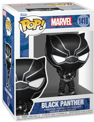 Funko POP! Marvel: New Classic - Black Panther | Offizielles Superheroes Merch - Vinyl Sammelfigur als Regal Deko - Geschenkidee zum Geburtstag für Fans und Sammler