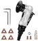 Mini 45° Pneumatic Chamfering Machine Set with 2PCS Replaceable Precision Blade and Bearing, 1/4 Inch Air Inlet for Metal Burr Trimming Deburring (Chamfering Machine)