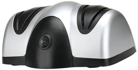 IMIKEYA Elektrischer Messerschärfer Professionelles Schärfsystem Schärfung Für Küchenmesser Rutschfeste Saugnäpfe Und Einfache Metallauffangbehälter